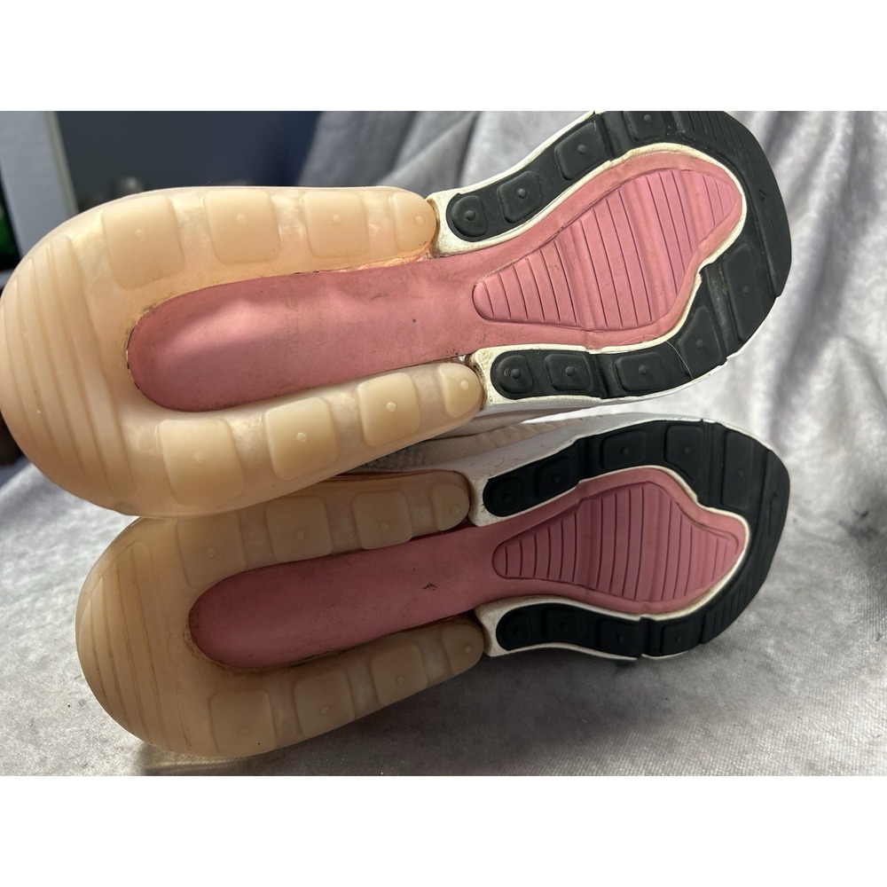 Nike Air Max 270 Women's 7.5 White Pink Running Athletic Sneakers Shoes - Picture 5 of 7